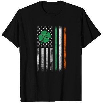 Discover St Patrick'S Day Irish American Flag Vintage T Shirts