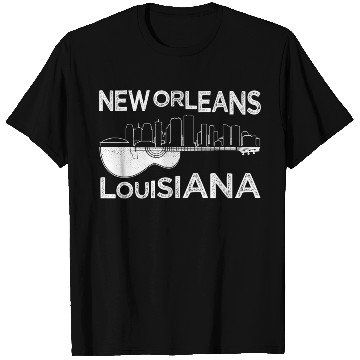 Discover Souvenir New Orleans Guitar Music Louisiana New T Shirts