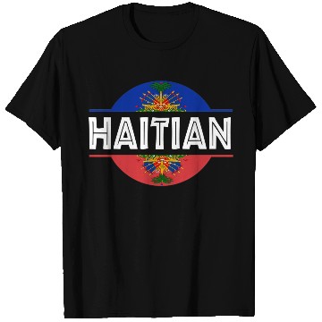 Discover Haitian Flag Haiti Coat Of Arm Ayiti Day Pride T Shirts