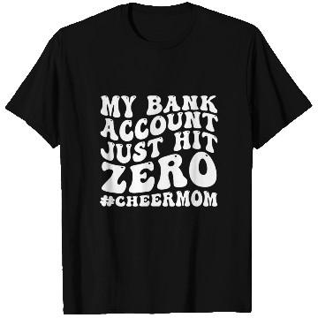 Discover My Bank Acco Just Hit Zero Cheer Mom Groovy T Shirts