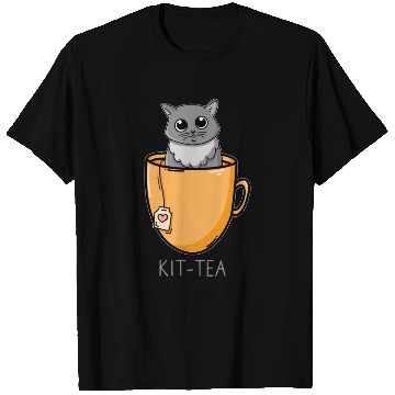 Discover Kit Tea Cat Kitten Lover T Shirts