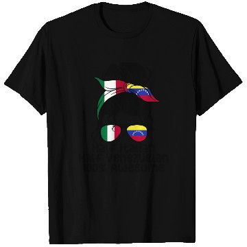 Discover Half Italian Half Venezuelan Italy Venezuela Mix T Shirts