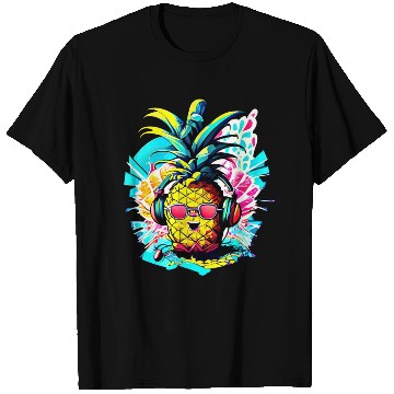 Discover Tropic Beats: Pineapple Party Vibes T Shirts