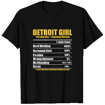 Discover Hilarious Detroit Definition Motor City American T Shirts