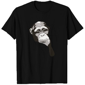 Discover Cute monkey in hands T Shirts