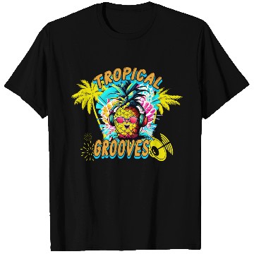 Discover Tropical Grooves, Summer Party T Shirts