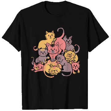 Discover Cats Pile Mountain Of Cute Kittens T Shirts