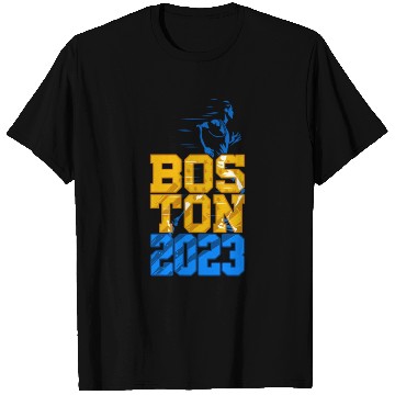 Discover 2 Sided Boston 2023 Marathon Training Qualified T Shirts