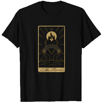 Discover Tarot Card The Lovers Occult Gothic Halloween T Shirts