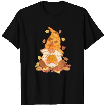 Discover Fall Gnome Autumn Leaves Funny Halloween Pumpkins T Shirts