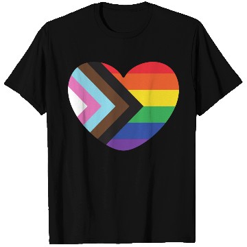 Discover Pride Rainbow Heart T Shirts