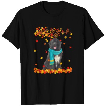Discover Fun Newfoundland Thanksgiving Autumn Dog Lover T Shirts