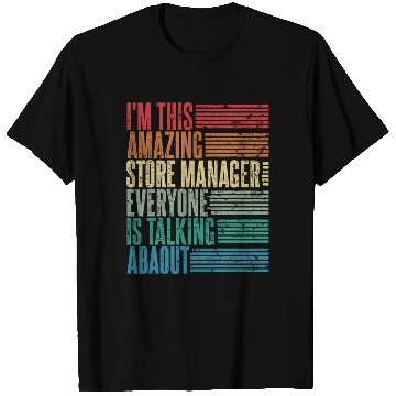 Discover Vintage Store Manager Profession Gift Retro T Shirts