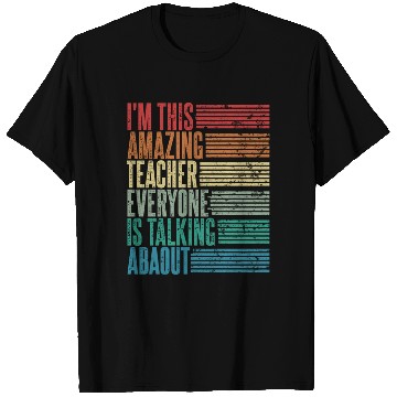 Discover Vintage Teacher Profession Gift Retro T Shirts