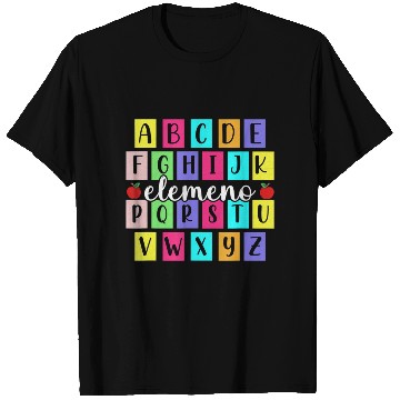 Discover ABC Elemeno Kindergarten Teacher Cute Back to T Shirts