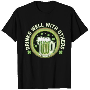 Discover Drin Well With Others St Patrick'S Day Drinking T Shirts