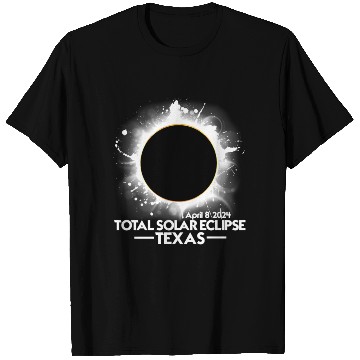 Discover Texas Total Solar Eclipse 2024 April 8 America Tot T Shirts
