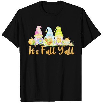 Discover It's Fall Y'all Elf Autumn Gnome Cute T Shirts