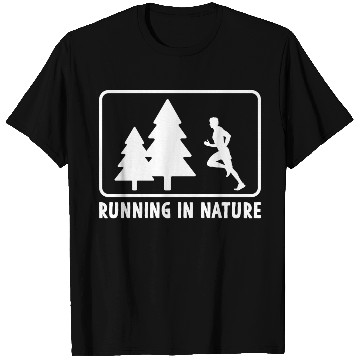 Discover Runners Running In Nature Marathon Training T Shirts