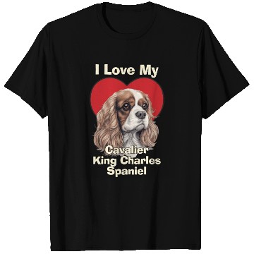 Discover I Love My Cavalier King Charles Spaniel Puppy Dog T Shirts