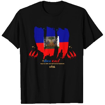 Discover Haitian Flag Bwa Kale T Shirts