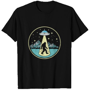 Discover Bigfoot Abduction Sasquatch Ufo Alien T Shirts