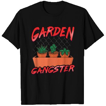Discover Cute Funny Garden Gangster Planting Pun T Shirts