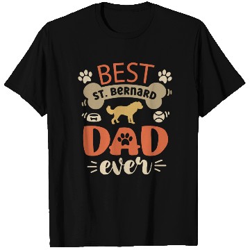 Discover Best Saint Bernard Dad Ever T Shirts
