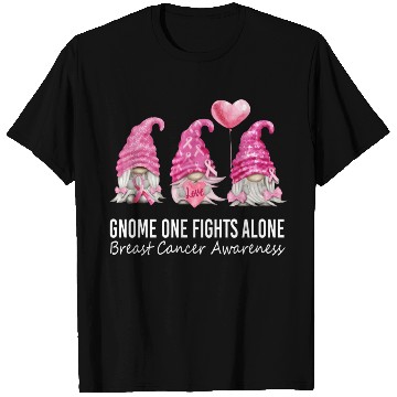Discover Gnomes In October We Wear K Gnome Breast Cancer Aw T Shirts