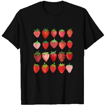 Discover Cottagecore Kawaii Strawberry Aesthetic T Shirts