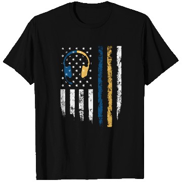 Discover Gold Blue Line 911 Police Dispatcher First T Shirts