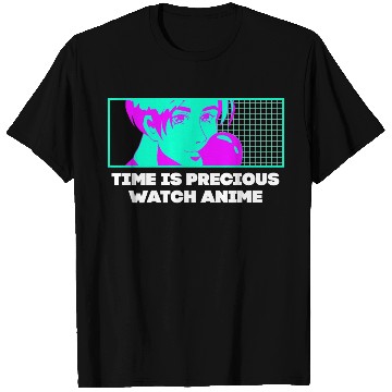 Discover Time Is Precious Watch Anime Kawaii Japanese Cute T Shirts