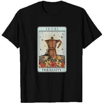 Discover Coffee Tarot Card The Sanity T Shirts