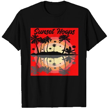 Discover Basketball Gift: Sunset Hoops T Shirts