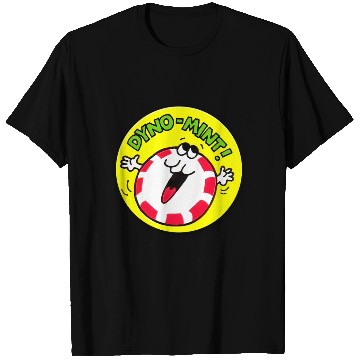 Discover Vintage Scratch And Sniff Sticker Peppermint Dyno- T Shirts