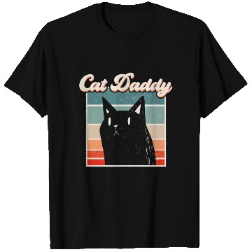 Discover Cat Daddy Synthwave T Shirts