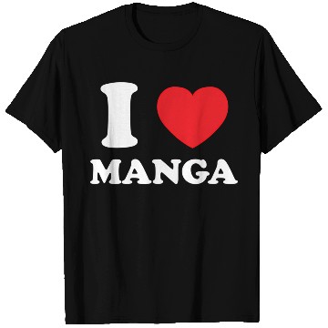 Discover Manga Fan Of Japanese Animation Comics Heart Manga T Shirts