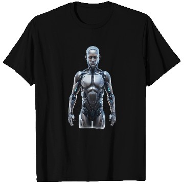 Discover Futuristic robot with AI T Shirts