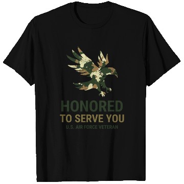 Discover Honored To Serve You Us Air Force Vetera T Shirts
