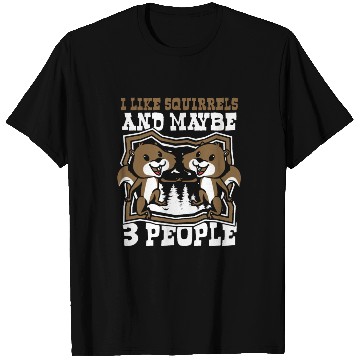Discover I Like Squirrels And Maybe 3 People Fox Japanese T Shirts