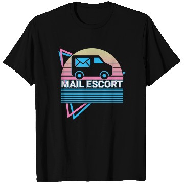Discover Postal Service Postman Retro T Shirts