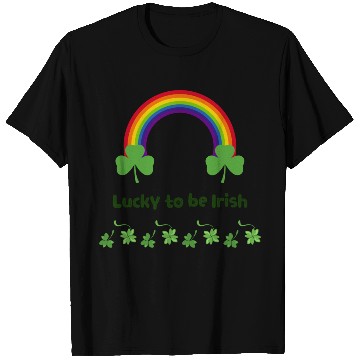 Discover Lucky to be Irish green T Shirts