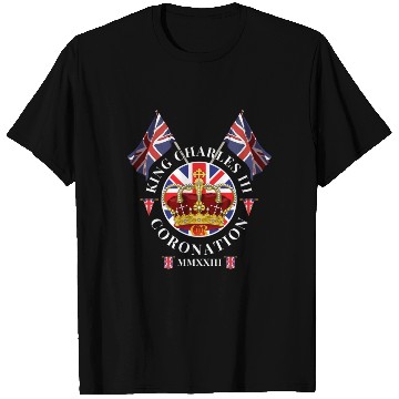 Discover King Charles Iii British Monarch Royal Coronation T Shirts