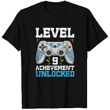 Discover Nine 9Yr Bday Son Gamer 9Th 9 T Shirts