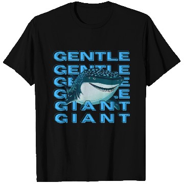 Discover whale shark the Gentlle Giiant T Shirts