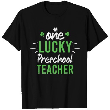 Discover Funny One Lucky Preschool Teacher St Patricks Day T Shirts