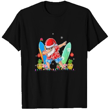 Discover Dabbing Santa Christmas In July Hawaiian Xmas T Shirts