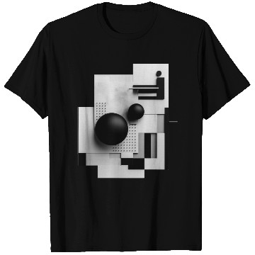 Discover Abstract Circles and Squares T Shirts