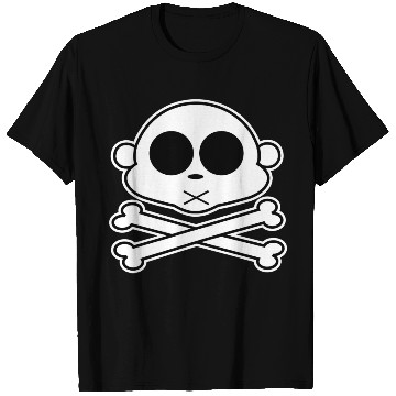 Discover Monkey Cross Bone T Shirts