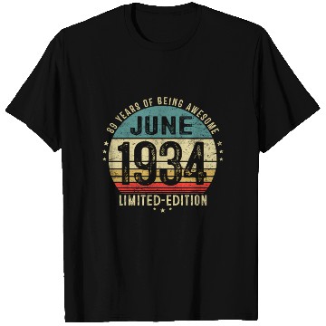 Discover 89 Year Old Vintage June 1934 89Th Wo T Shirts